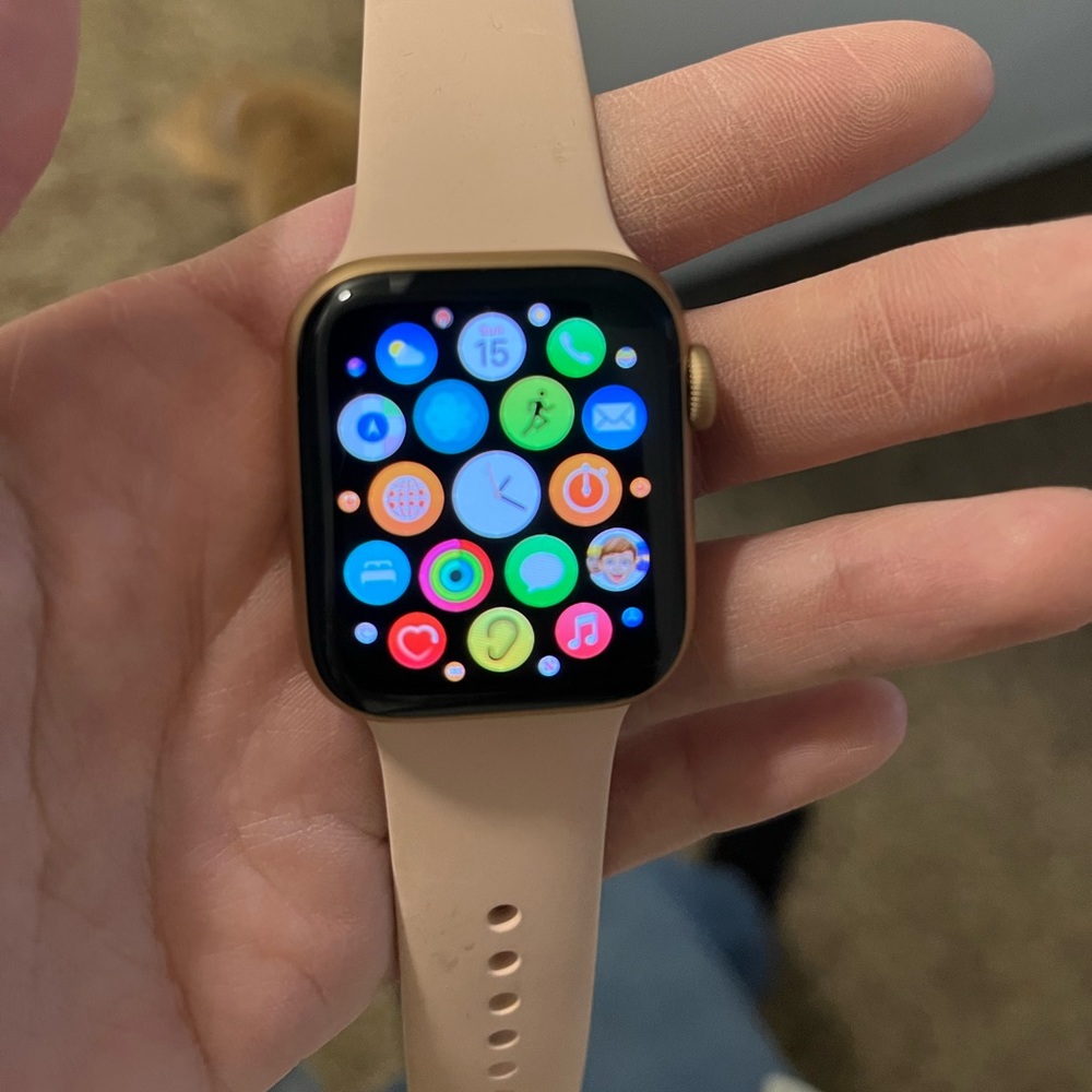 Apple Watch. 40 mm gold used but in good condition.